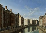 Berckheyde De bocht van de Herengracht by Gerrit Adriaensz. Berckheyde
